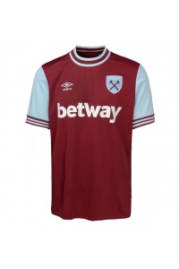 West Ham United Voetbaltruitje Thuis tenue 2024-25 Korte Mouw